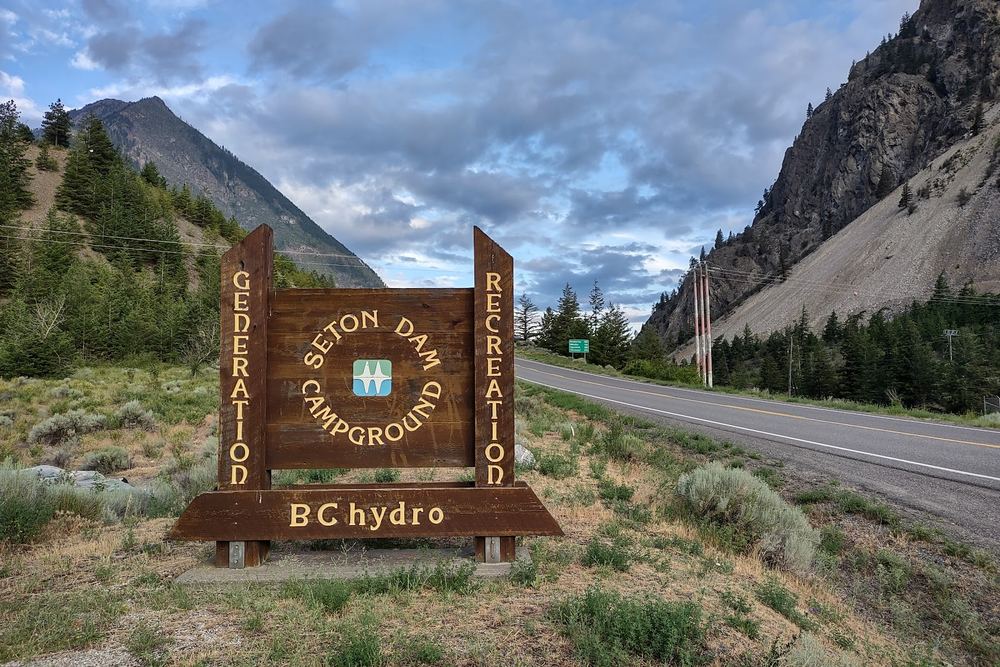 B C Hydro Seton Lake Campsite