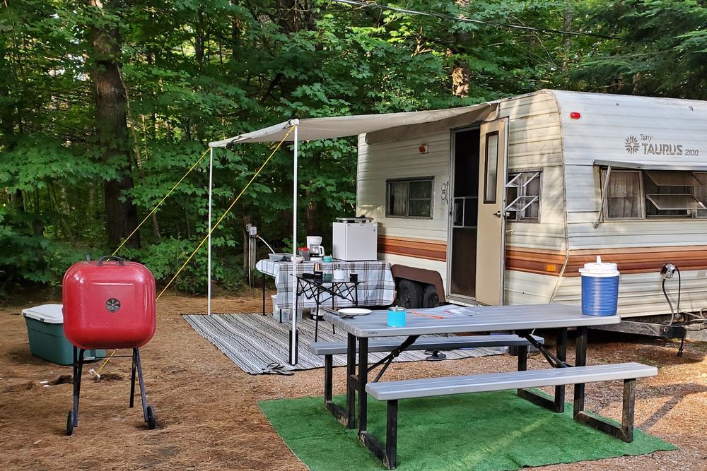 Camping au petit lac Simon