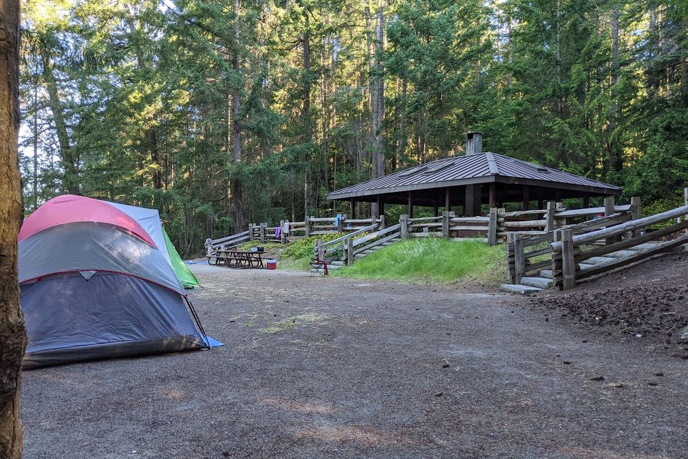 Montague Harbour Marine Park Campground