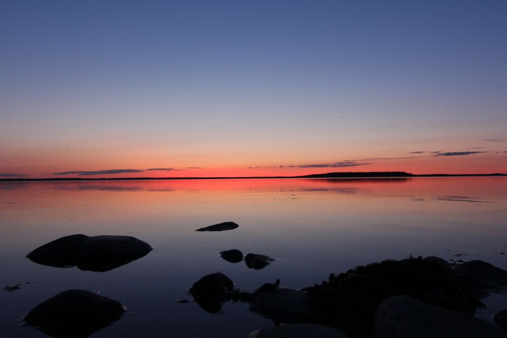 Sunset over Lac La Biche from Sir Winston Churchill Provincial Park
