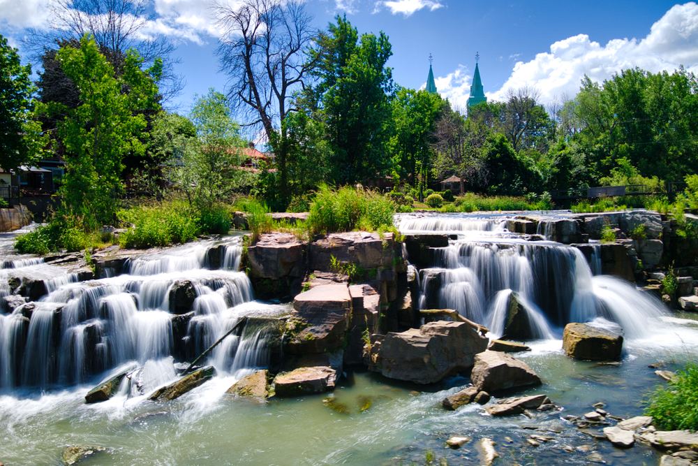 Waterfall of the St-Louis River