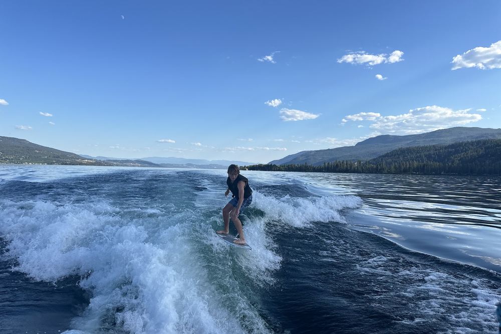 Okanagan Wake Surf School - We get you on the board, off the rope, and shredding any wave. Any age, any ability level